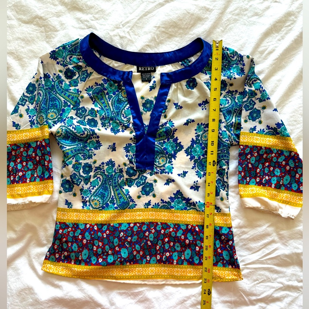 Colorful Retro Top